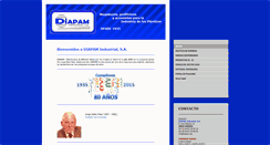 Desktop Screenshot of diapam-industrial-s-a.net